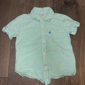Carter's Aqua Button Down Shirt for Kids